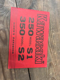 Kawasaki 250 S1 350 S2 Bedienungsanleitung 90€