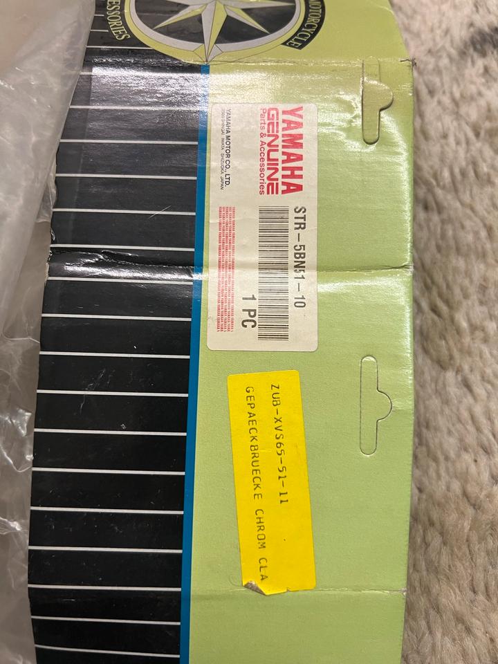Yamaha XVS 650 Gepäckträger Chrom neu 60€