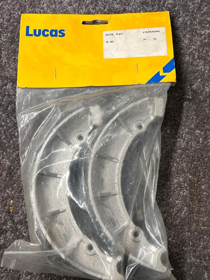 Yamaha SR 500 XT 500 Bremsbeläge hinten Lucas MCA 967 neu 20€