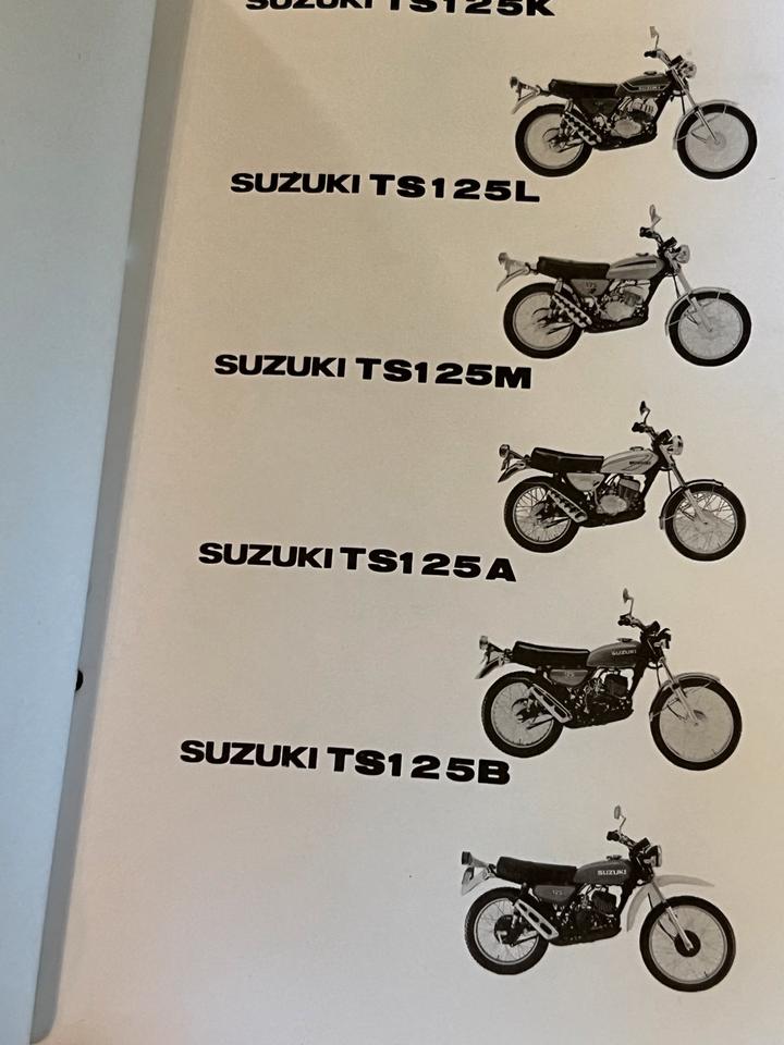 Suzuki TS125 Ersatzteilkatalog (K L M A B)