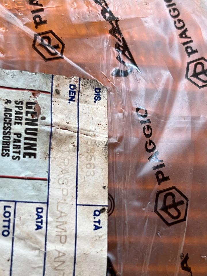 Piaggio sfera 293563 Blinkerglas VO RE NOS NEU