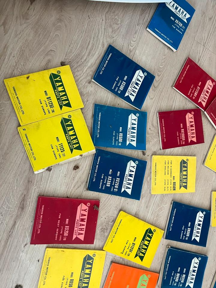Yamaha RD 250 RD400 XS 750 XS 1100 TY XS 250 teile Katalog
