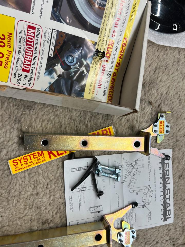 Kern Stabi racing Adapter für Hinterrad Ständer neu 40€