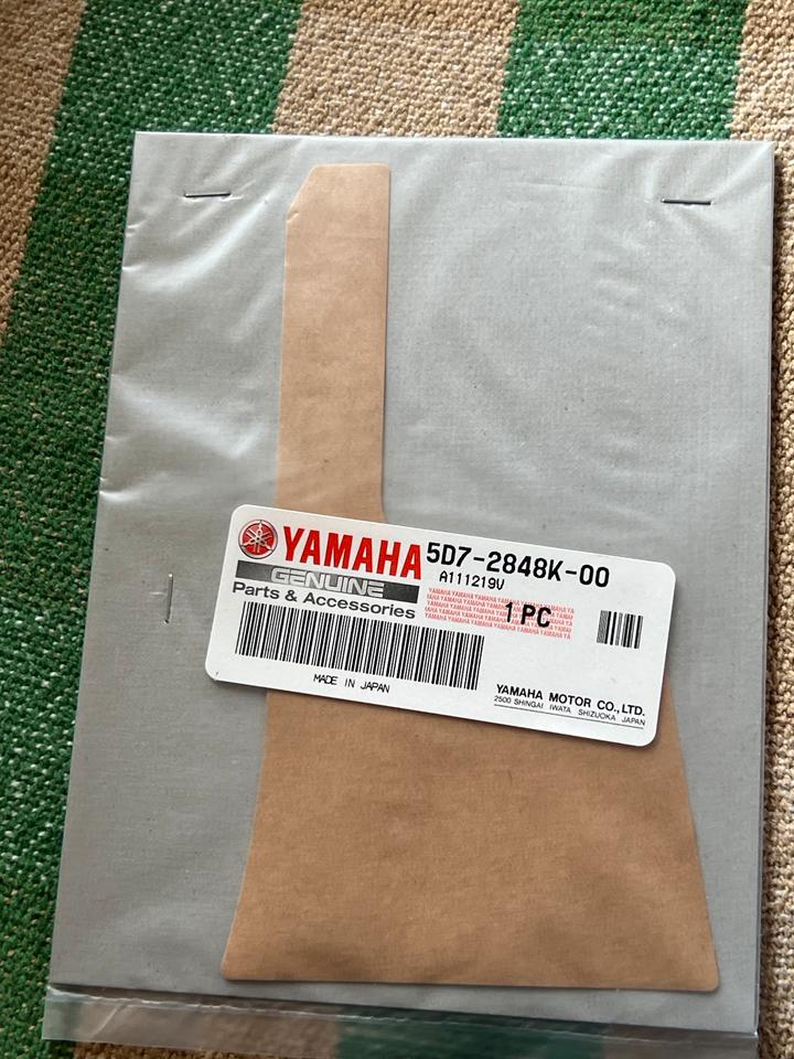 Yamaha YZF 125 R Sticker Seat Emblem Genuine 5D7-2848K-00