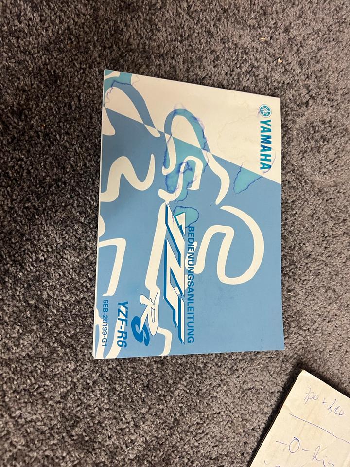 Yamaha R6 Bedienungsanleitung 20€