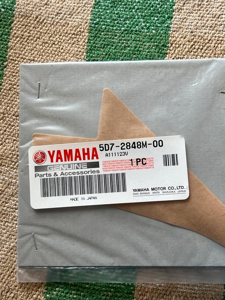 Yamaha YZF 125 R Sticker On Seat Emblem Genuine 5D7-2848M-00