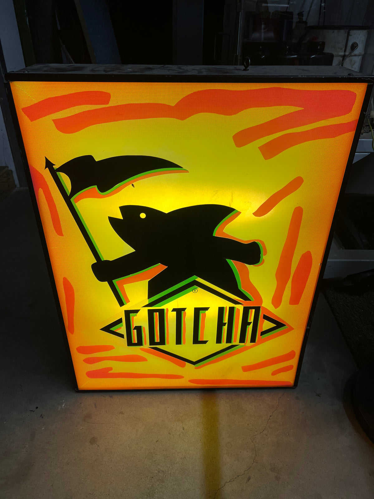 Gotcha Leutreklame 1980 1990 funktioniert
