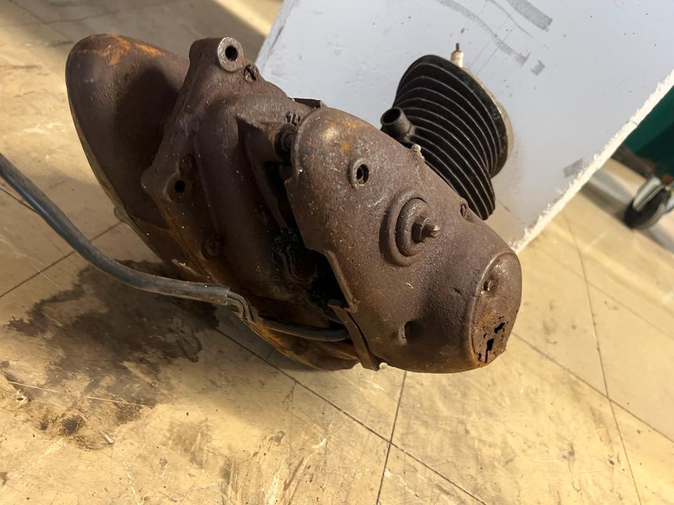 Dkw rt 125 n.A Wehrmacht motor 800€ grauguss