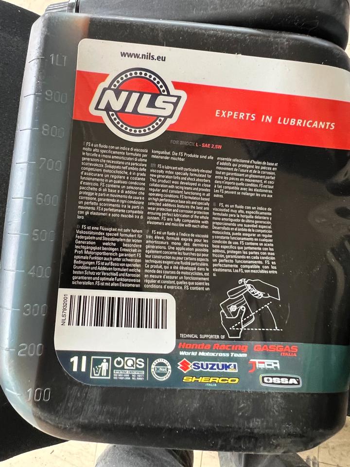 Gableöl Nils Racing Gabelöl 2,5 w 1 Liter 18€