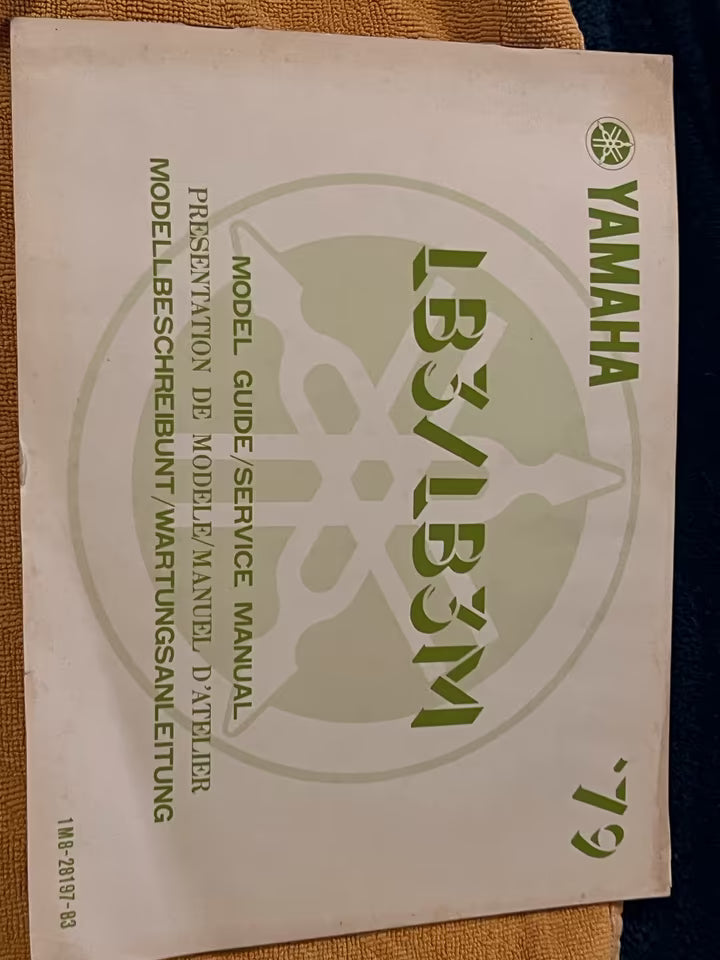 Yamaha Bob 50/LB 50 – Wartungsanleitung (1MB-28197-80)