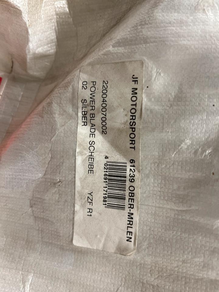 Yamaha R1 Windschild Silber neu 50€ rn09 2002