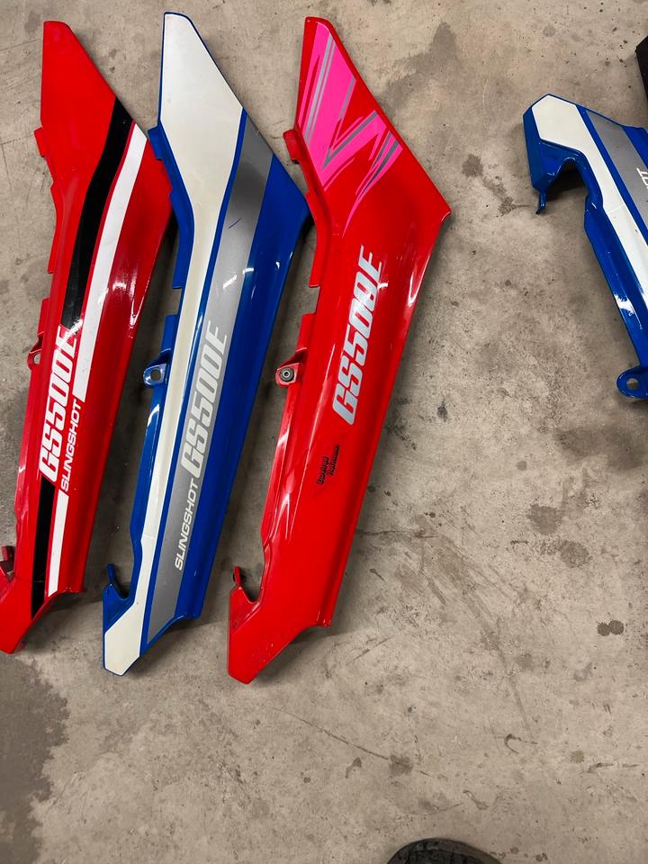 Suzuki GS 500 E Seitendeckel hinten rechts links je 50€