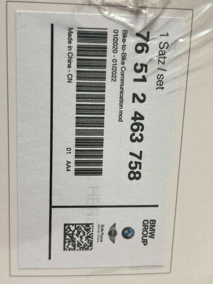 BMW Motorrad Kommunikationsmodul Bike-TO-Bike 76 51 2 463 758