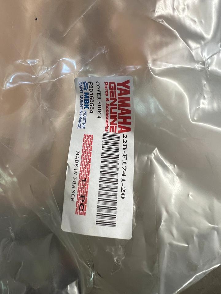 YAMAHA WR 125 X tankverkleidung rechts neu 80€22B-F1741-20