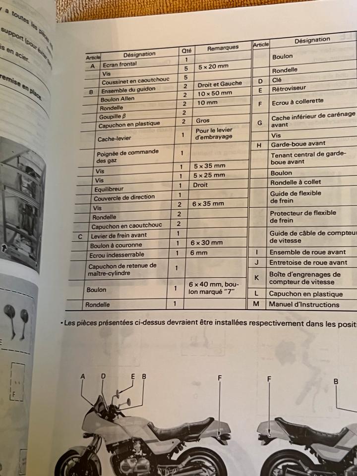 Suzuki GSX 750 Montage Anleitung Werkstatt Handbuch