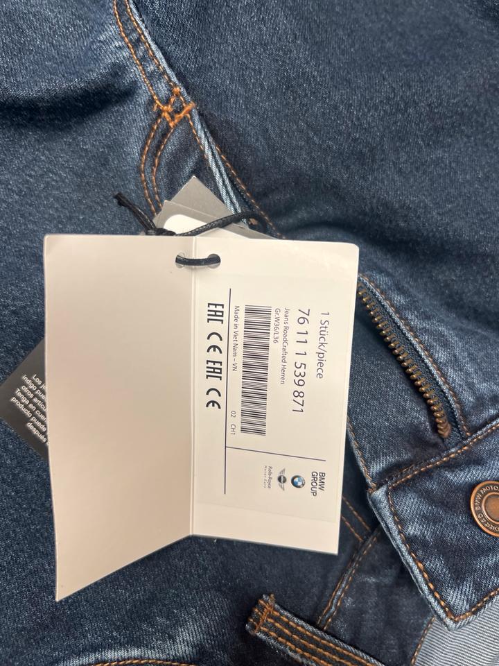 BMW Jeans Hosen neu 76 11 1 539 871 Größe 36/36 Road crafted her