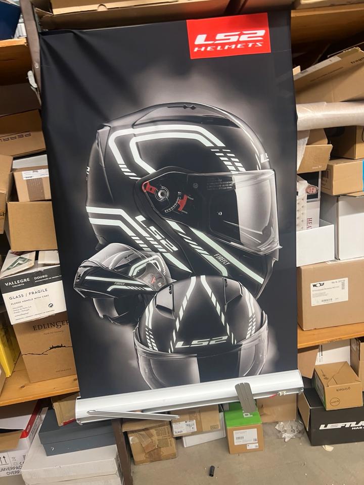 LS2 Helmets Roll-Up Banner Werbebanner