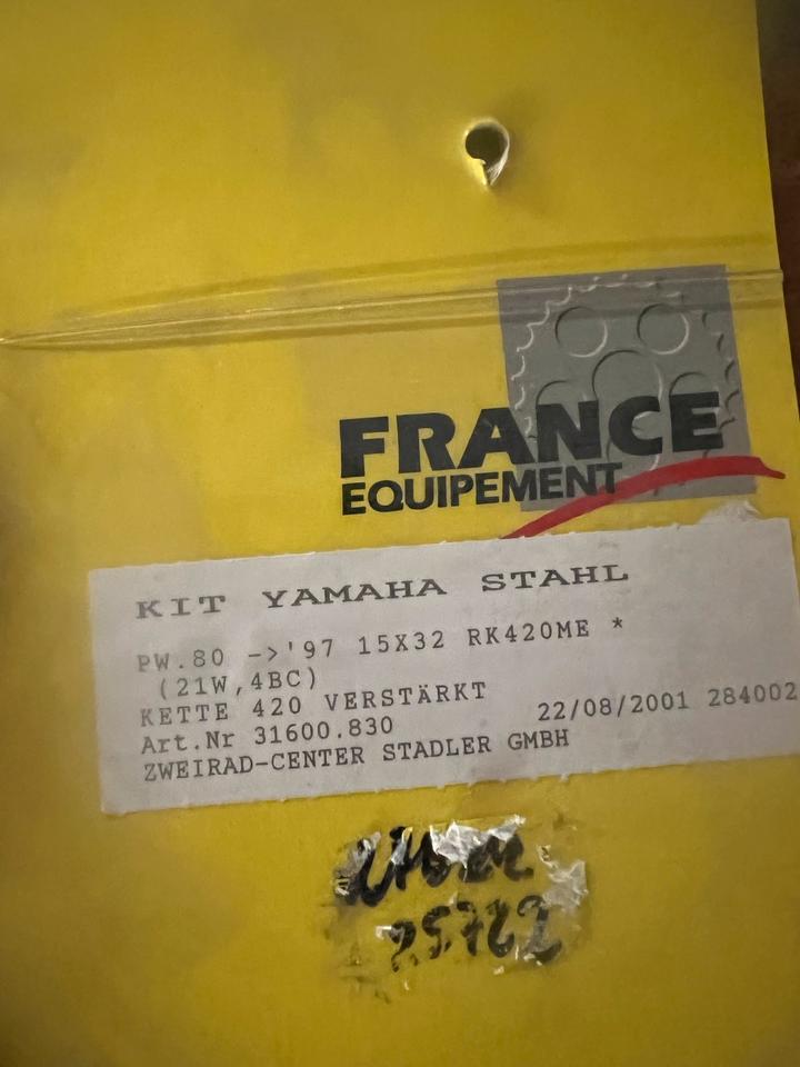 Yamaha PW 80 kettensatz komplett 70€