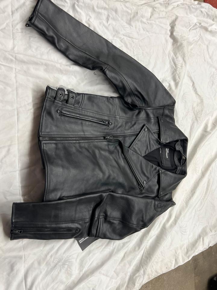BMW Flat Twin Lederjacke Herren schwarz Gr. XS