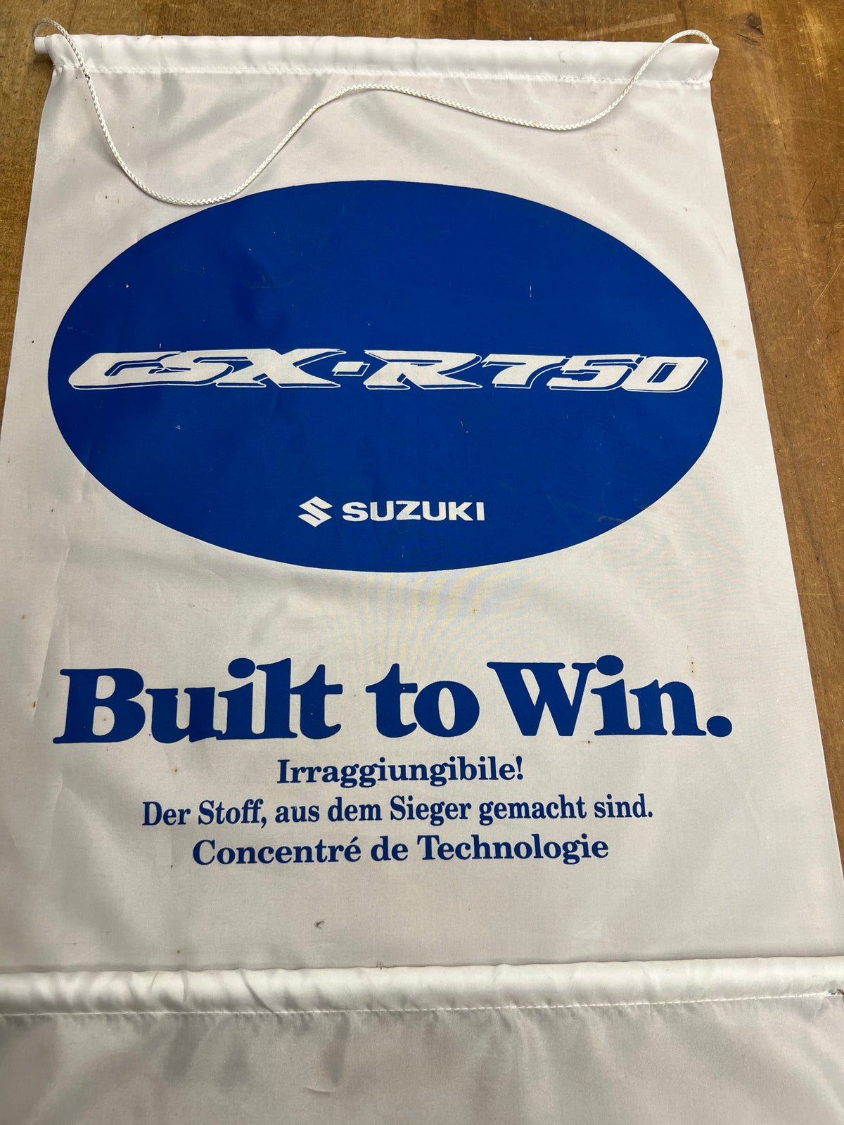 Suzuki GSXR750 Werbebanner Werbeflagge