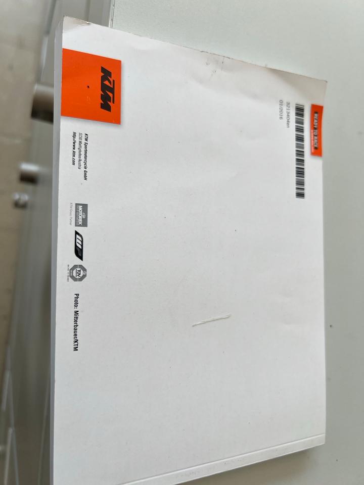 Ktm 1290 R Super Duke owner Manuel Anleitung 15€