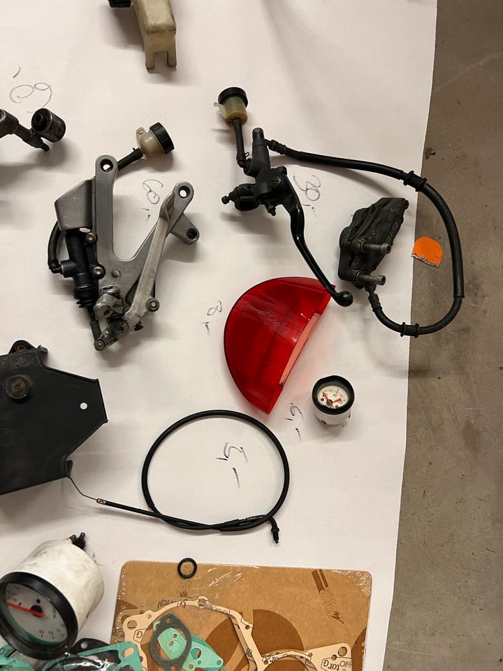 Aprilia RS 125 rotax 123 Typ gs teile