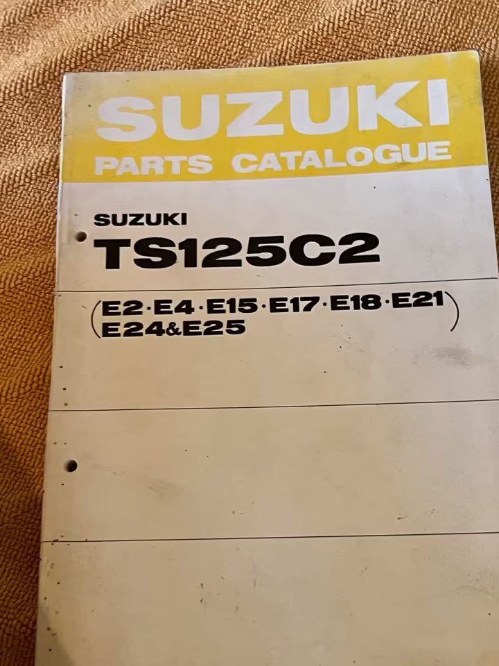 Suzuki TS 125 – Teile-Katalog