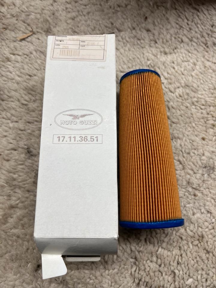 Moto Guzzi v 35 v50 Nevada Luftfilter GU17113651 neu