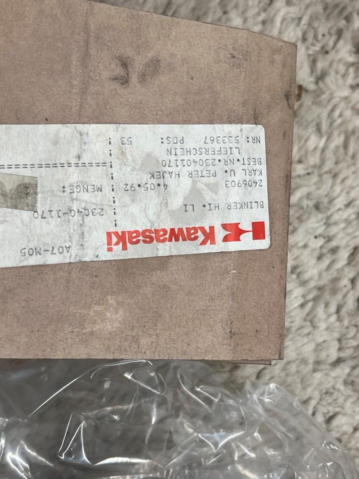 Kawasaki GPX 600 R Original Blinker hinten links 23040-1170