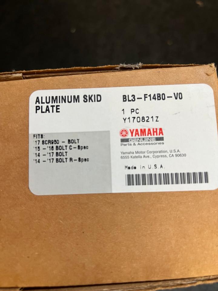 Yamaha SCR 950 motorschutz platte BL3-F14B0-VO neu 120€