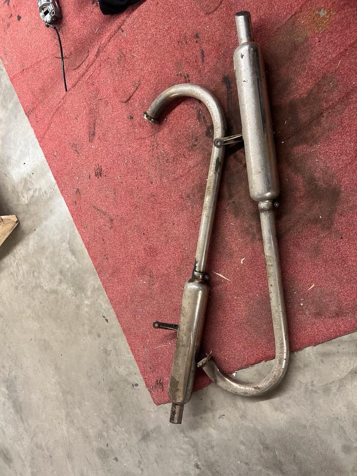 Dkw nz 250 Auspuff Anlage komplett 110€