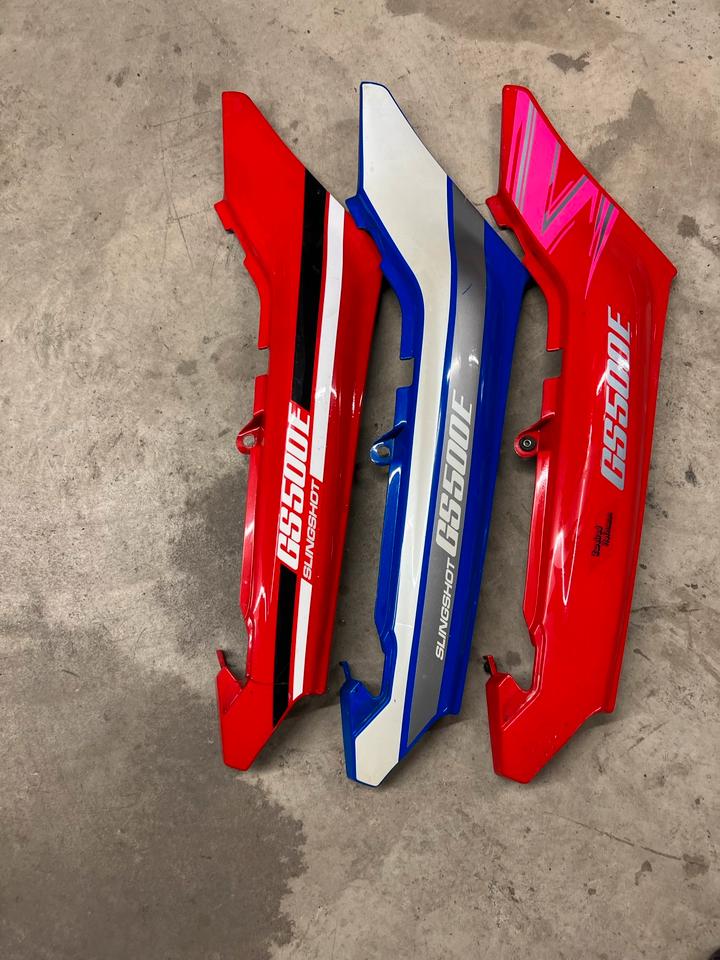 Suzuki GS 500 E Seitendeckel hinten rechts links je 50€
