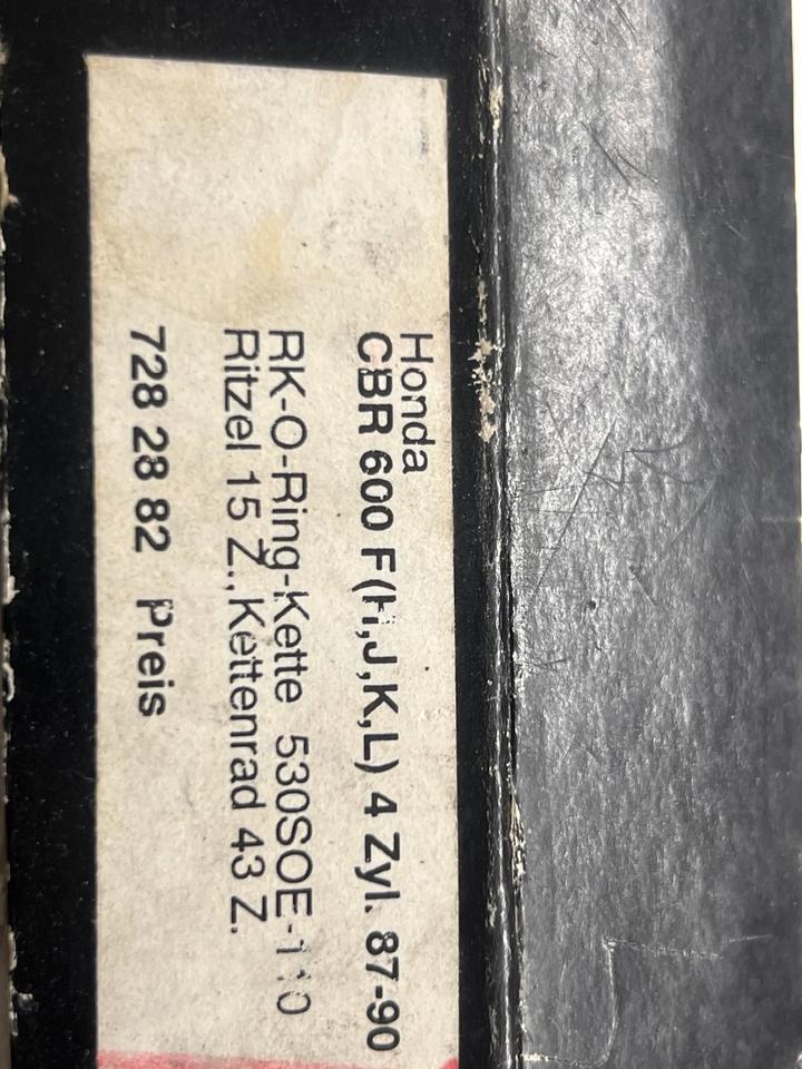 Honda cbr 600 pc kettensatz 1987-90 neu 30€