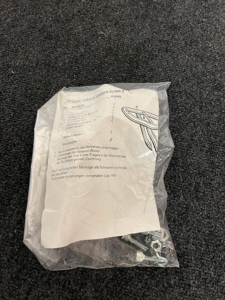 Yamaha xj 600 s Top case Träger jf Motorsport neu 60€