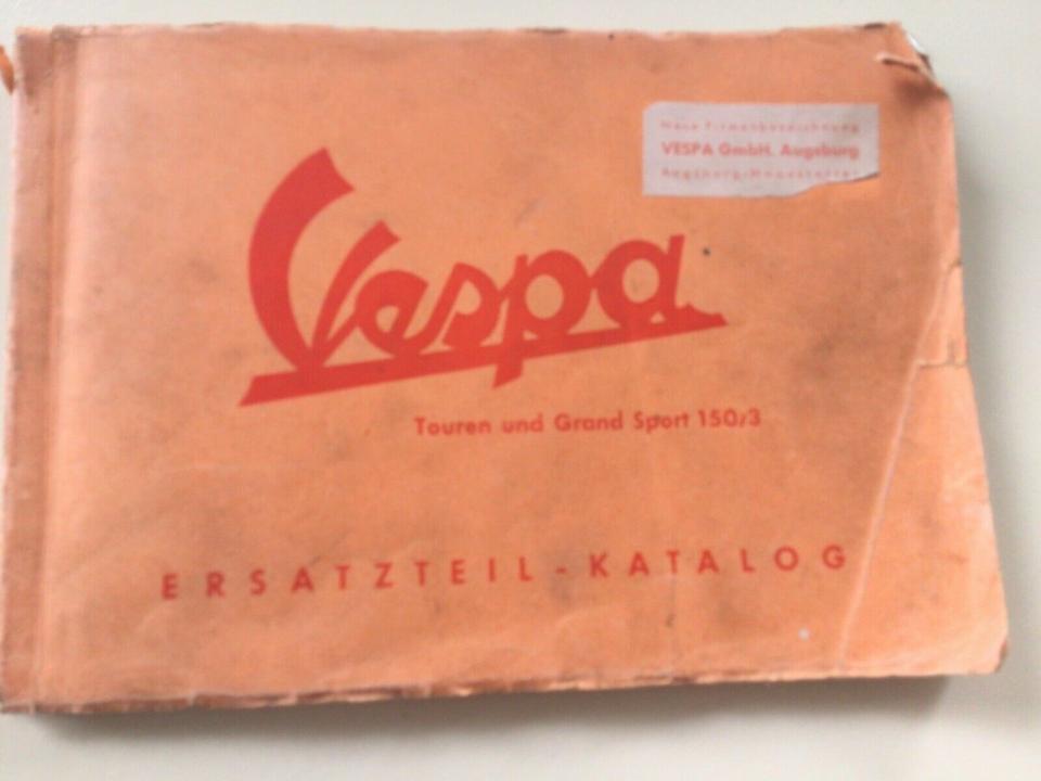Vespa gs 150 Ersatzteil katalog 90€