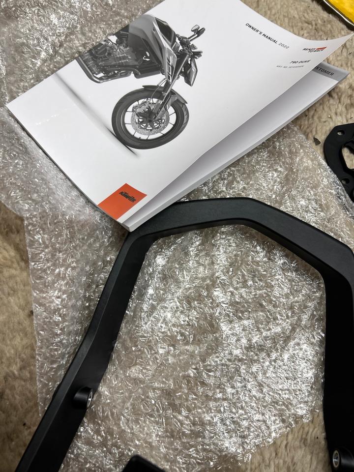 Ktm 790 Duke Bedienungsanleitung Handbuch Haltebügel Schutz 40€