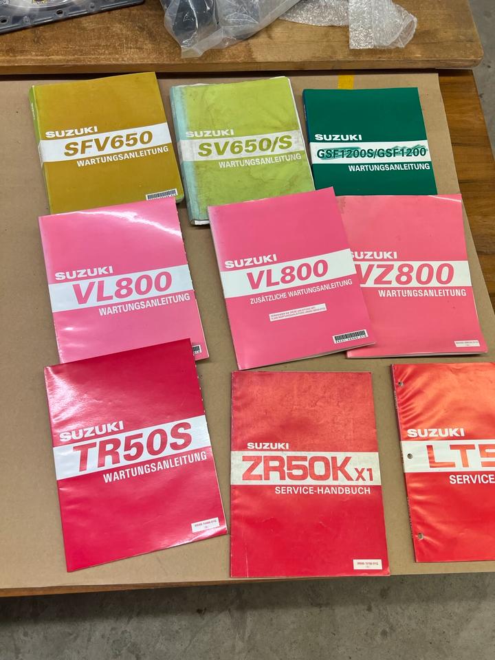 Suzuki gsxr sv vl vs Motorrad Werkstatt Handbuch Orginal