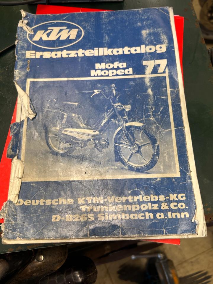 Ktm mofa Moped Ersatzteile Katalog 20€