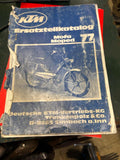 Ktm mofa Moped Ersatzteile Katalog 20€