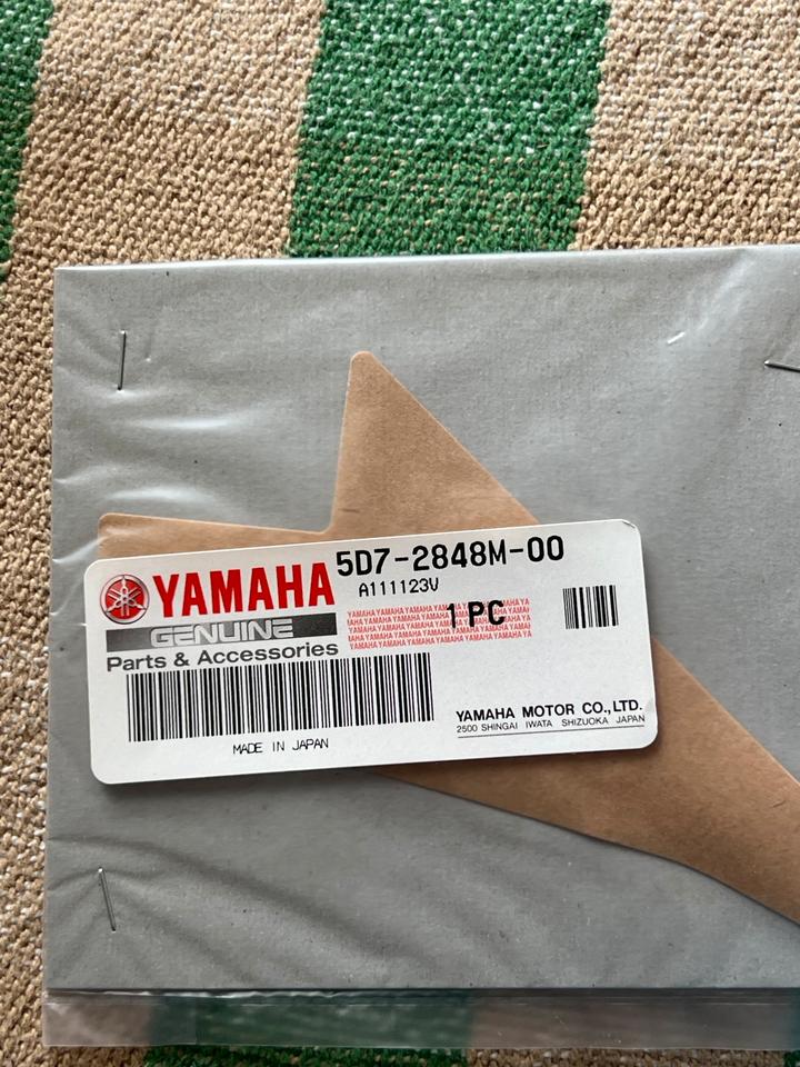 Yamaha YZF 125 R Sticker On Seat Emblem Genuine 5D7-2848M-00