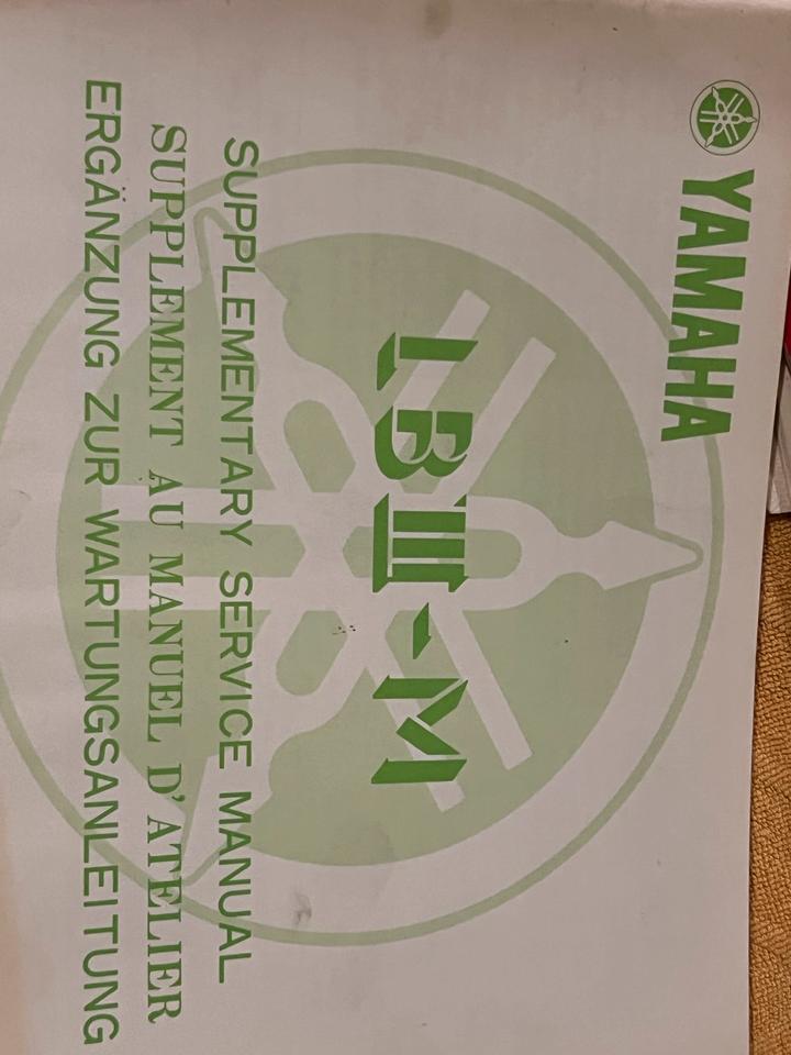 Yamaha LB3 -M wartungsanleitung 1V3-28197-80
