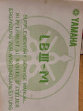 Yamaha LB3 -M wartungsanleitung 1V3-28197-80