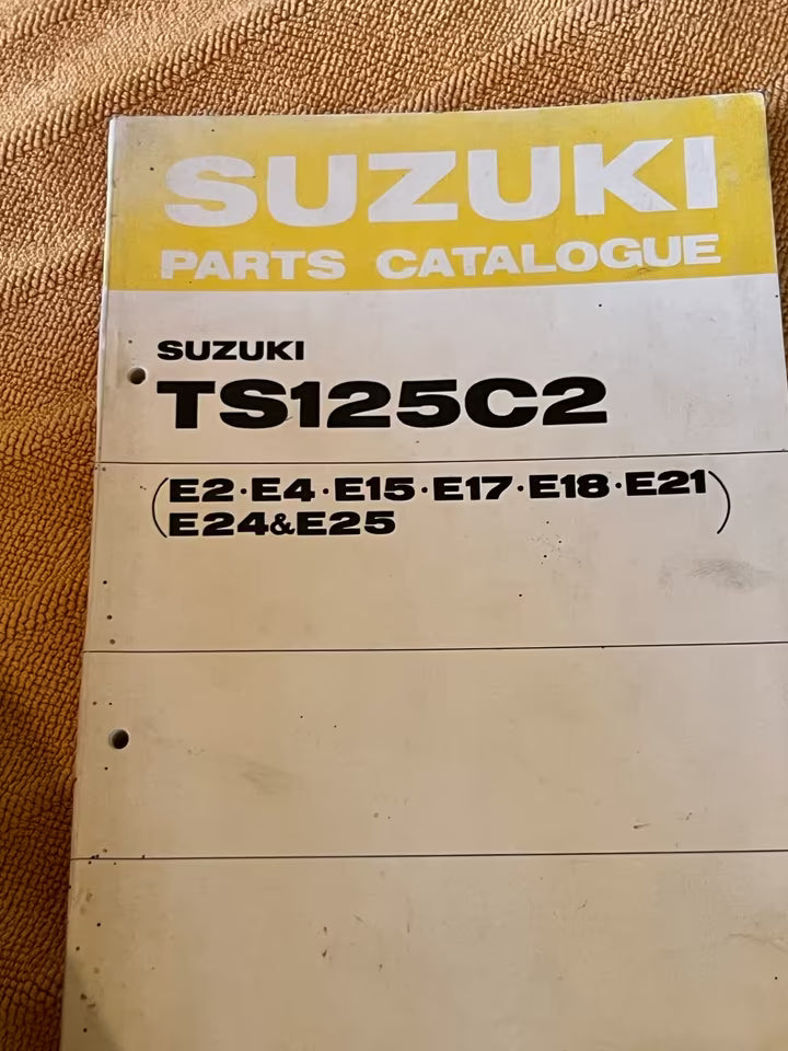 Suzuki TS 125 – Teile-Katalog