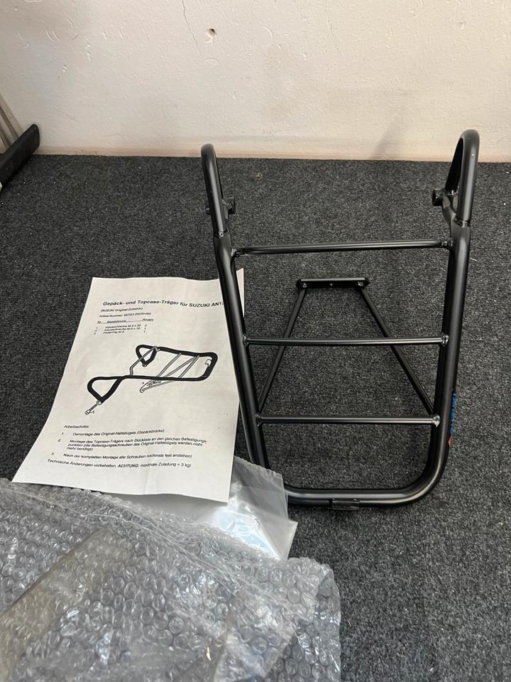 Suzuki AN 125 Burgmann topcase Träger neu 997S0-20E00-060