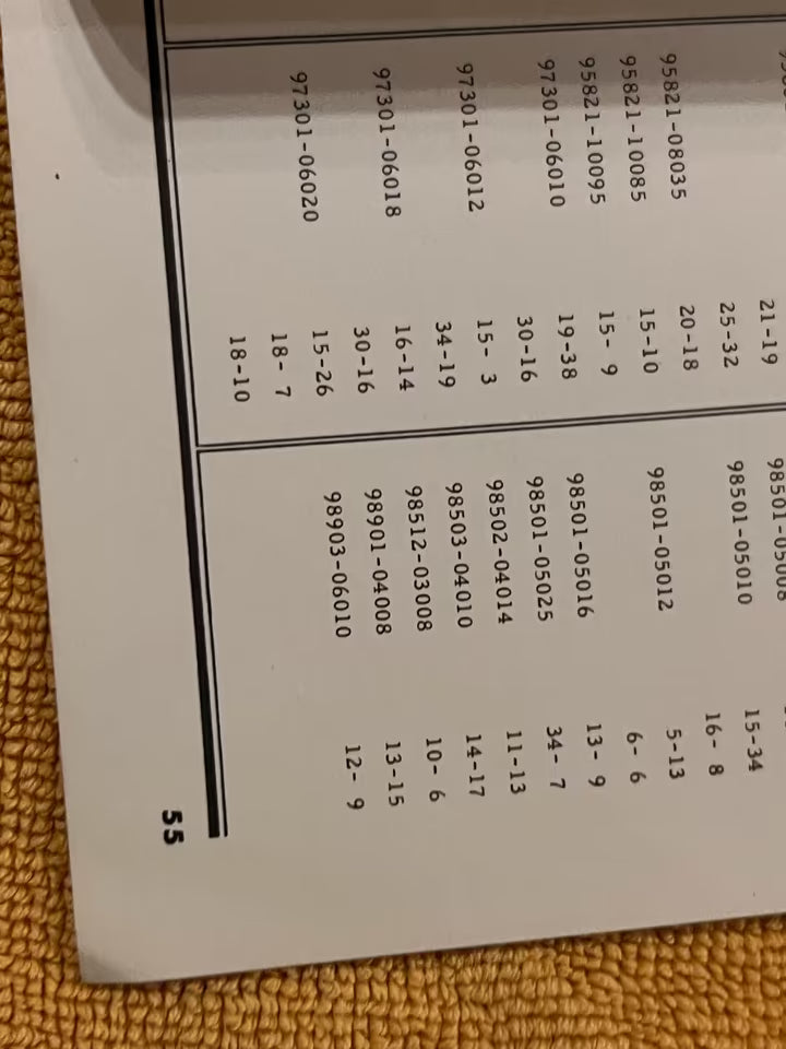 Yamaha DT 125 E – Ersatzteile-Liste (1G0-28198-E7)