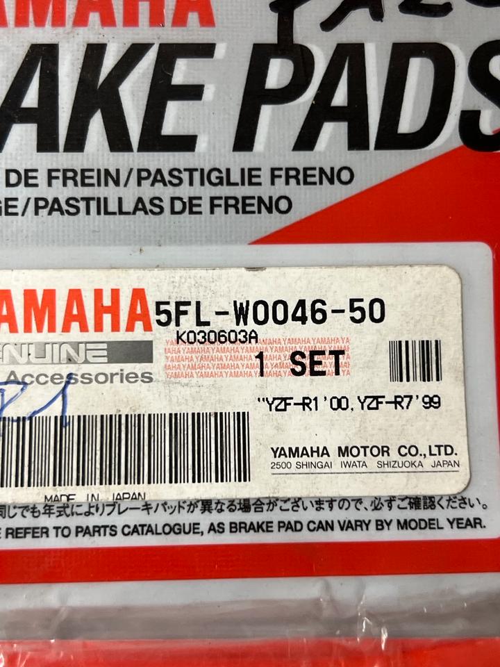 Yamaha R1 00 R7 1999 Bremsbeläge 15€ 5FL-W0046-50
