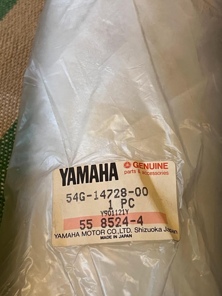 Yamaha XT 350 hitzeschutz Gitter Auspuff 54G-14728-00
