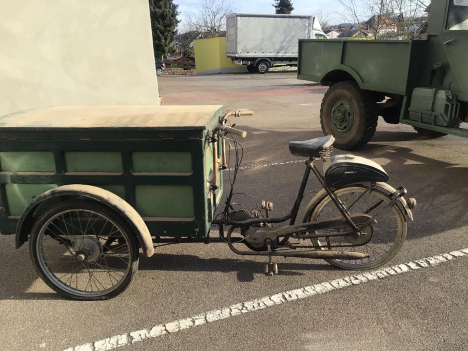 Nsu quickly 50 lastendreirad eiswagen 3000€ Rarität