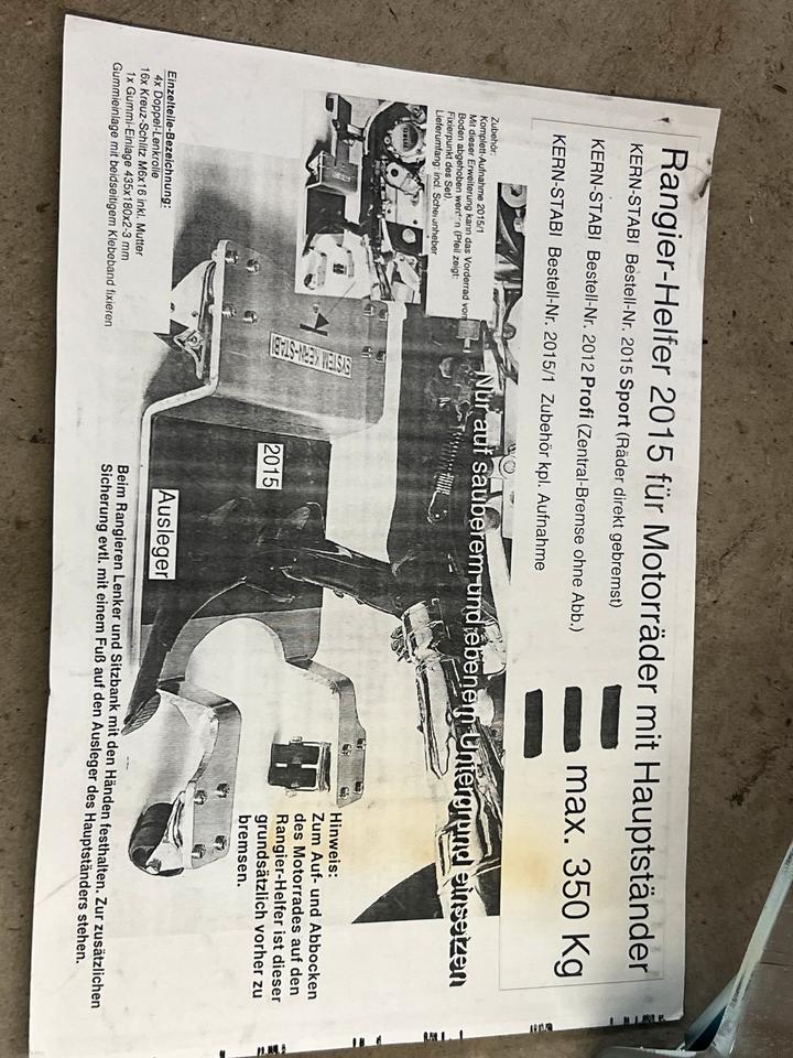 Kern stabi Rangier Hilfe Motorrad neu 50€