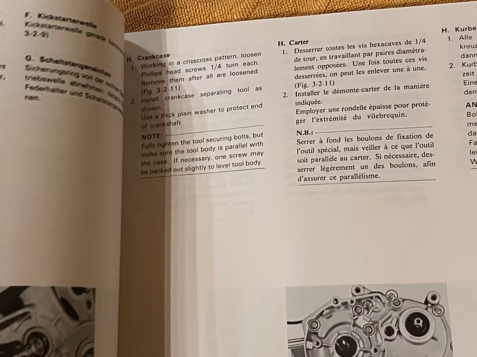 Yamaha LB 50/LB 80 – Wartungsanleitung (550-28197-80)